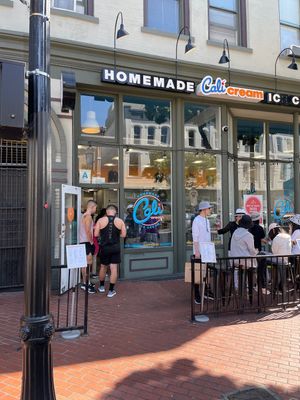 Storefront  at Cali Cream in San Diego