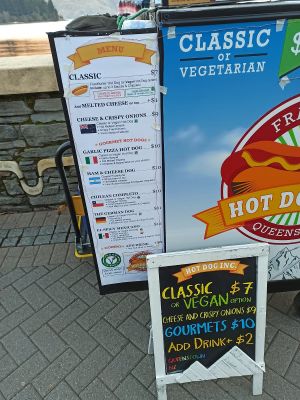  at Hot Dog Inc in Queenstown