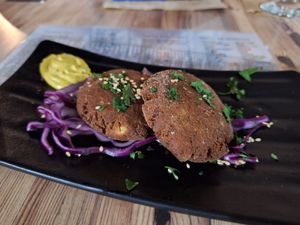 Falafel at El Cable Inglés in Almeria