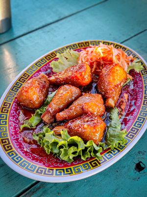 "Fish sauce" chicken at Friendship Kitchen in Portland