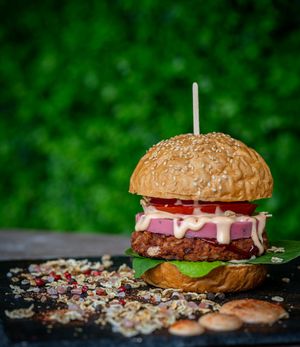 Burger at GreenGo in Iasi