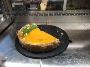 mango cheesecake  #Veganuary at Sakura in Berlin