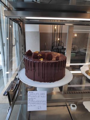 Chocolate cake at Sakura in Berlin