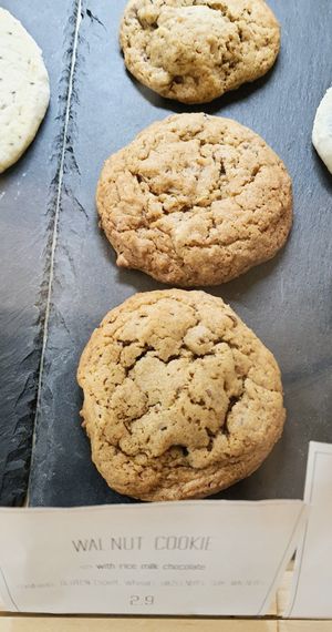 Walnut cookies at Sakura in Berlin
