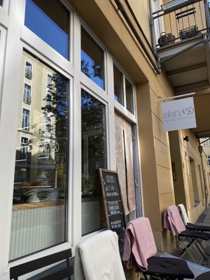 Outside  at Sakura in Berlin