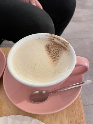 Vegan chai latte (so so good!!!)   at Sakura in Berlin