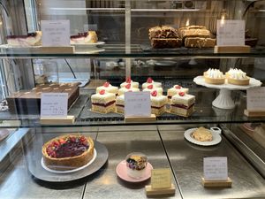 Main display case  at Sakura in Berlin