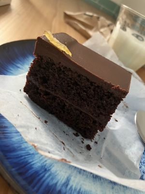 Chocolate cake with yuzu  at Sakura in Berlin