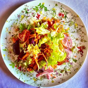 Salat l Linsen at Hirschen in Kleines Wiesental