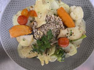 Buchweizen l Pilze l Gemüse at Hirschen in Kleines Wiesental