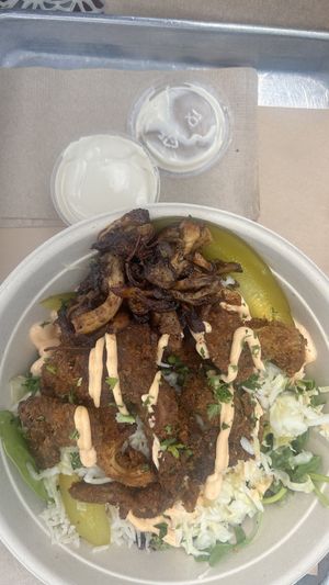 Schnitzl   at Shouk in Rockville