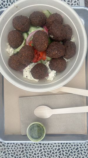 Extra falafel   at Shouk in Rockville
