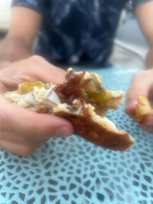 Sooo good we forgot to take the picture 😜  at Shouk in Rockville