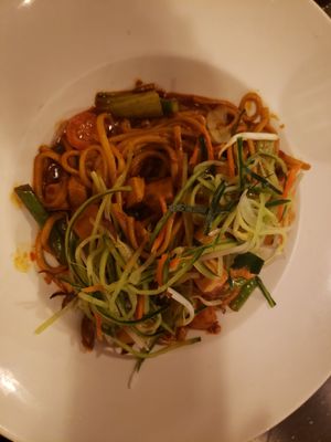 Bahmi Goreng (spicy) at Phat Thai in Carbondale