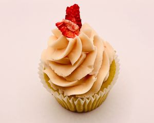 Vegan cupcake at Notea in North London