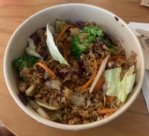 Fried rice and tofu  at Ayers Wok in Yulara