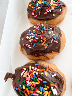 Donuts with chocolate icing   at The Mindful Table in Perrysburg
