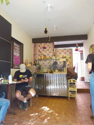 The comida at Los Muchitos Comida Vegana in Oaxaca