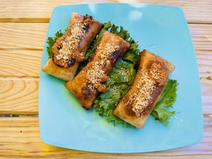   at Los Muchitos Comida Vegana in Oaxaca