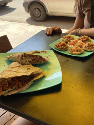   at Los Muchitos Comida Vegana in Oaxaca
