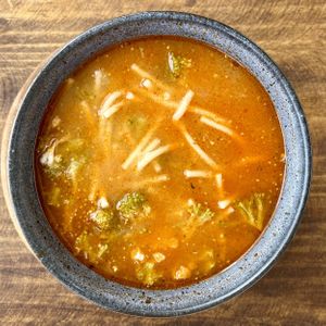sopa del día   at Los Muchitos Comida Vegana in Oaxaca