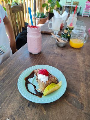  at Los Muchitos Comida Vegana in Oaxaca