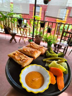  at Los Muchitos Comida Vegana in Oaxaca