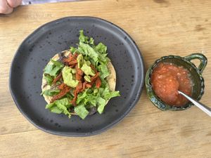 Pastor  at Los Muchitos Comida Vegana in Oaxaca