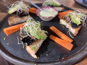   at Los Muchitos Comida Vegana in Oaxaca