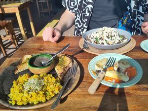  at Los Muchitos Comida Vegana in Oaxaca