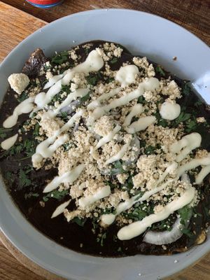   at Los Muchitos Comida Vegana in Oaxaca