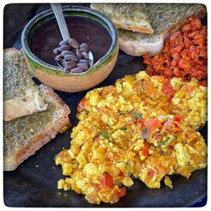   at Los Muchitos Comida Vegana in Oaxaca