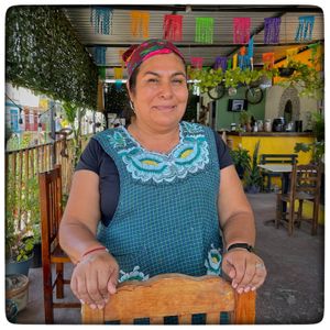   at Los Muchitos Comida Vegana in Oaxaca