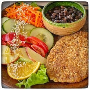   at Los Muchitos Comida Vegana in Oaxaca