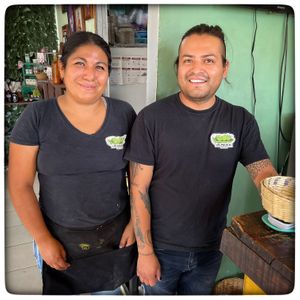   at Los Muchitos Comida Vegana in Oaxaca