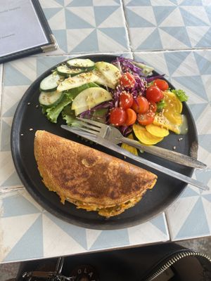   at Los Muchitos Comida Vegana in Oaxaca