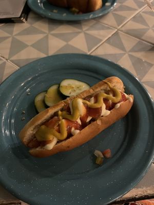 Hotdog   at Los Muchitos Comida Vegana in Oaxaca