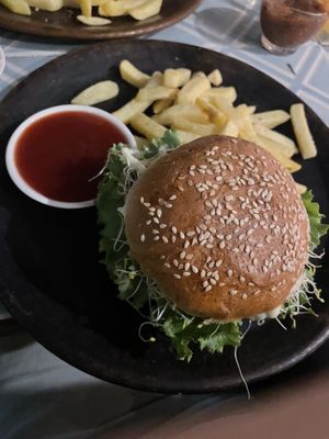   at Los Muchitos Comida Vegana in Oaxaca