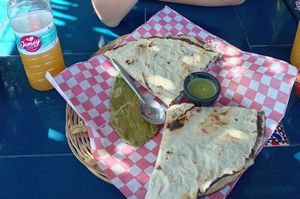  at Los Muchitos Comida Vegana in Oaxaca