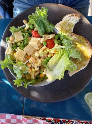  at Los Muchitos Comida Vegana in Oaxaca