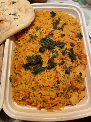 Tofu Biryani  at My Roti Place in Oakville