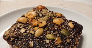 Sweet potato brownie at Make in Dusseldorf