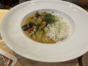 Aubergine Curry  at Hubertusklause in Juist