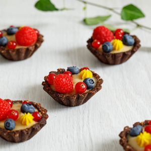 Candy-bar vegan products at Prăjitură din Natură in Bucharest