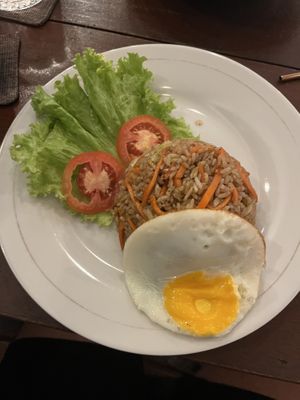 Nicest Nasi Goreng so far yet in Indonesia! 10/10  at Father Field Bistro in Semarapura