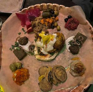 vegan mezze  at Za'atar in Utrecht