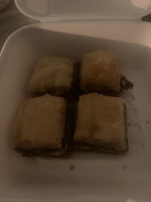 Baklava  at Za'atar in Utrecht