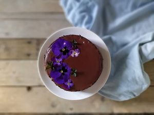 Chocolade cheesecake at de Plantisserie in Bergeijk