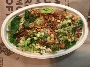 Vegan bowl with guac. at Chipotle in Jackson
