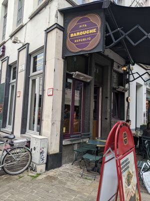 view from outside at Barouche in Ghent